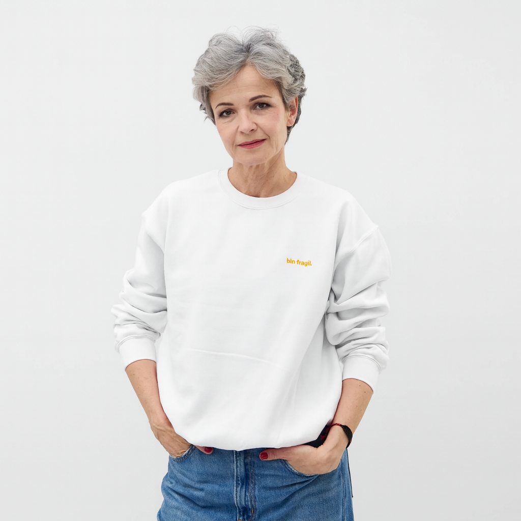 Sweatshirt "bin fragil"